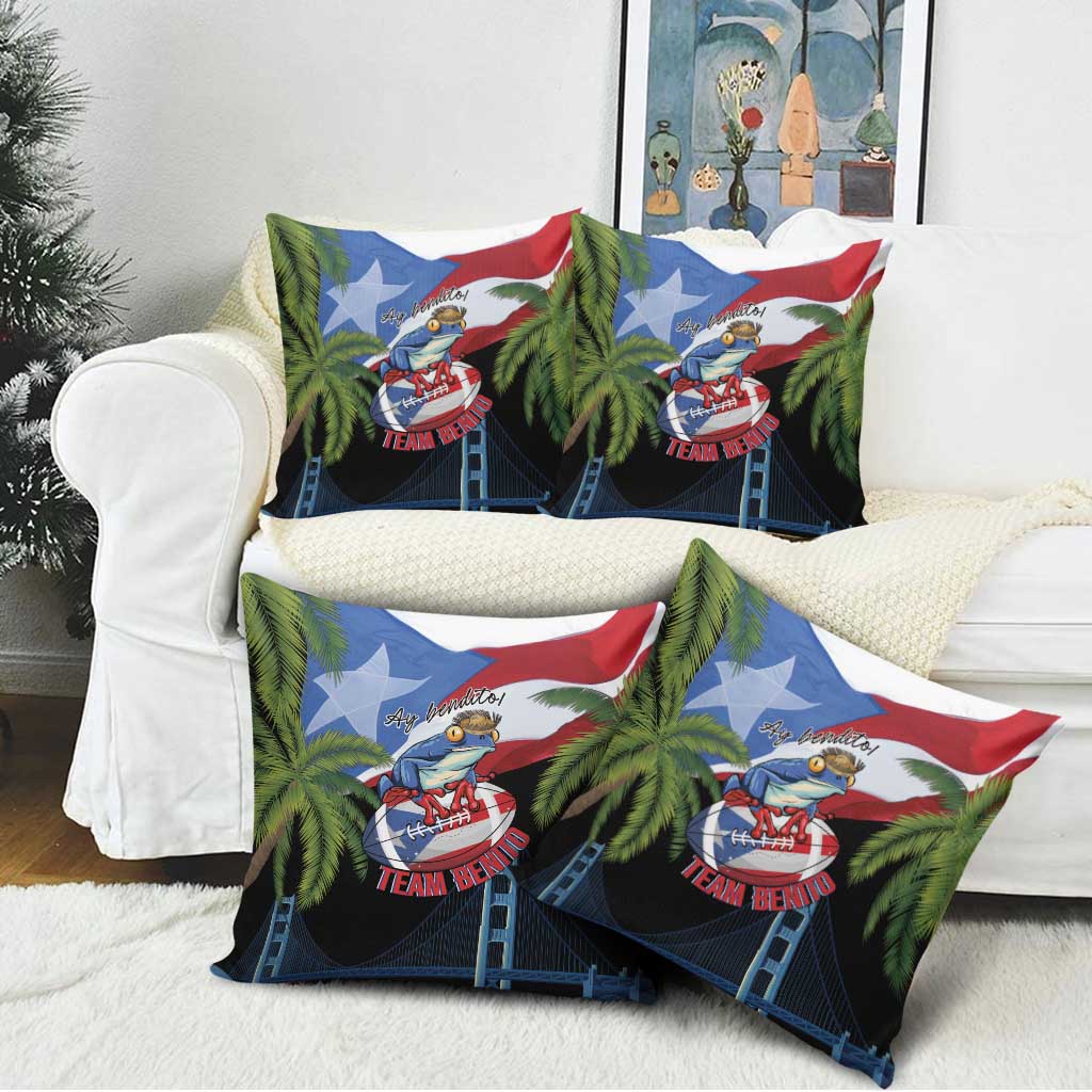Ay Bendito! Benito Bowl Proud Boricua Pillow Cover