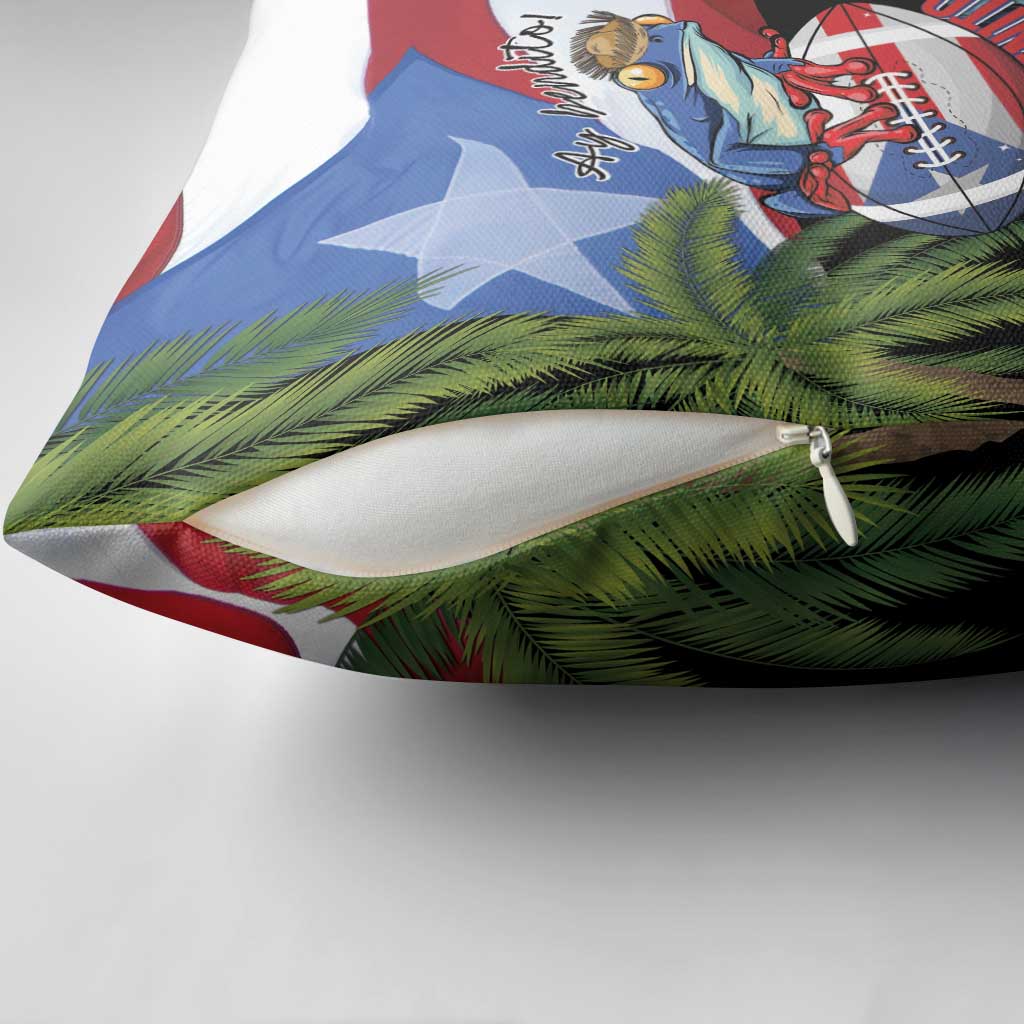 Ay Bendito! Benito Bowl Proud Boricua Pillow Cover