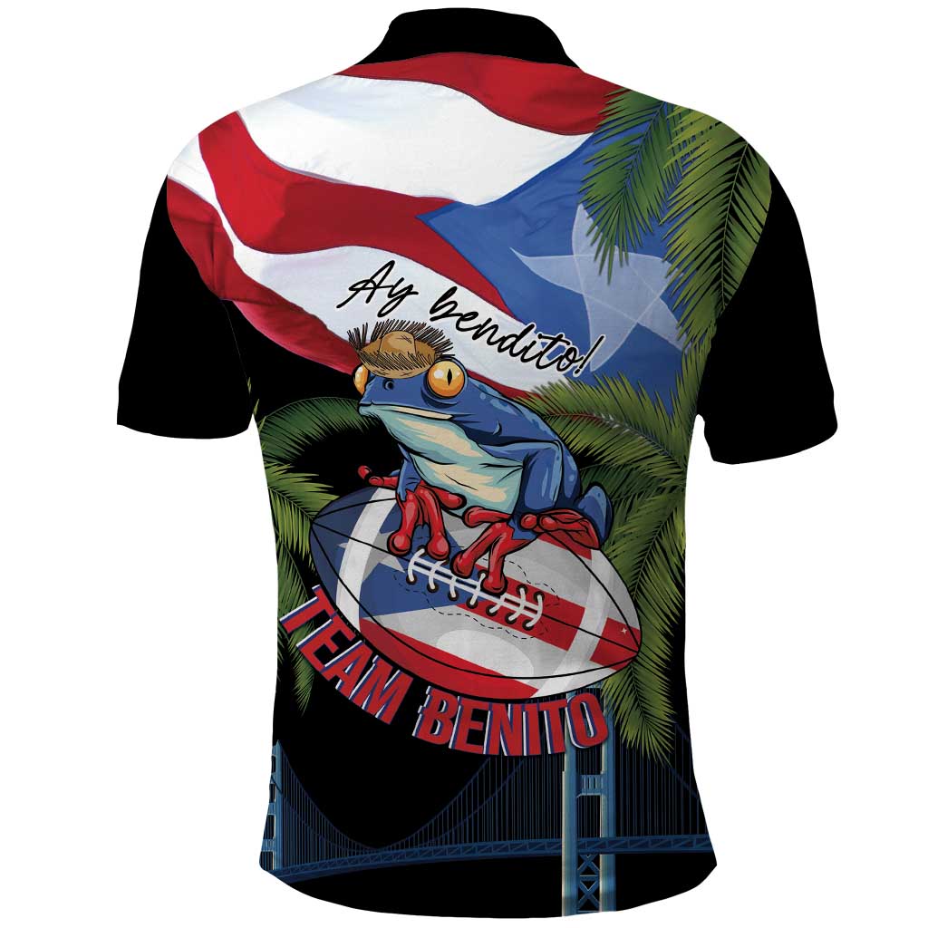 Ay Bendito! Benito Bowl Proud Boricua Polo Shirt