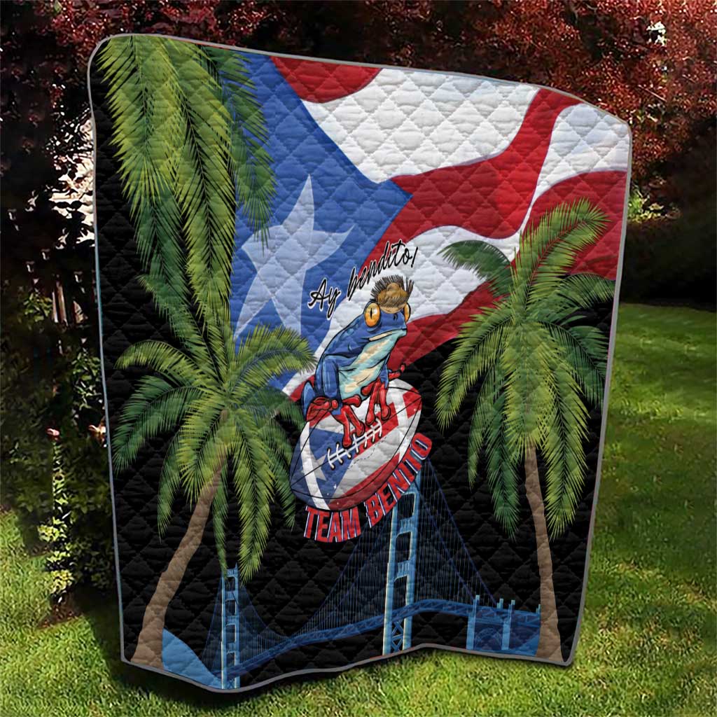 Ay Bendito! Benito Bowl Proud Boricua Quilt
