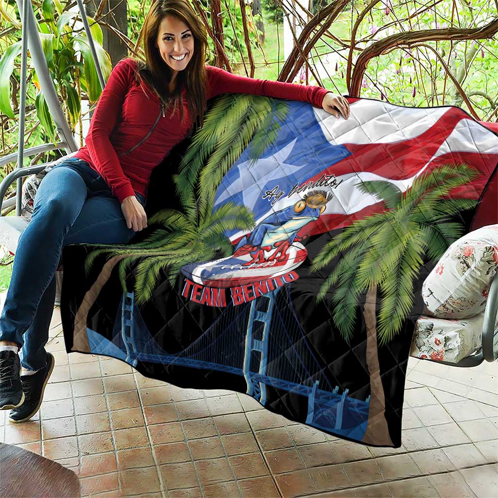 Ay Bendito! Benito Bowl Proud Boricua Quilt