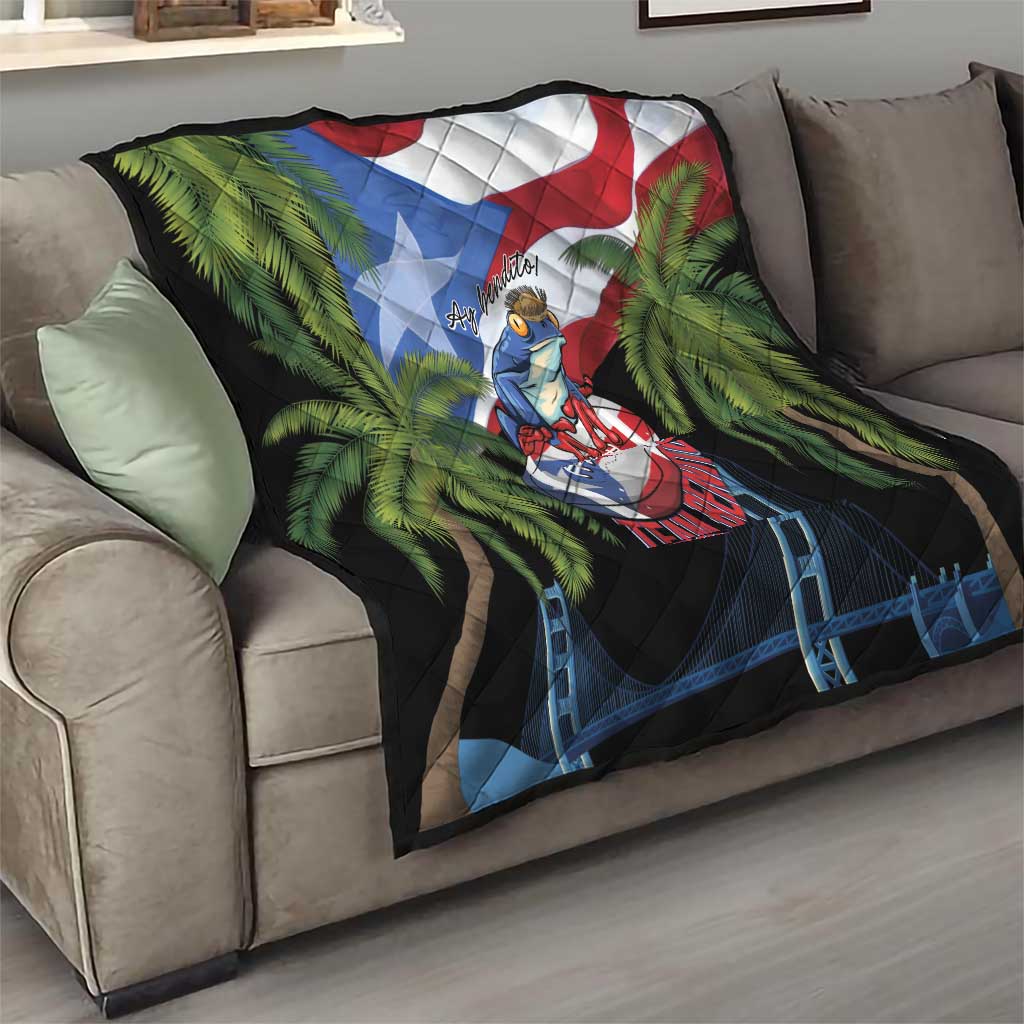 Ay Bendito! Benito Bowl Proud Boricua Quilt