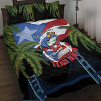 Ay Bendito! Benito Bowl Proud Boricua Quilt Bed Set