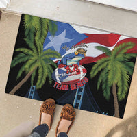 Ay Bendito! Benito Bowl Proud Boricua Rubber Doormat