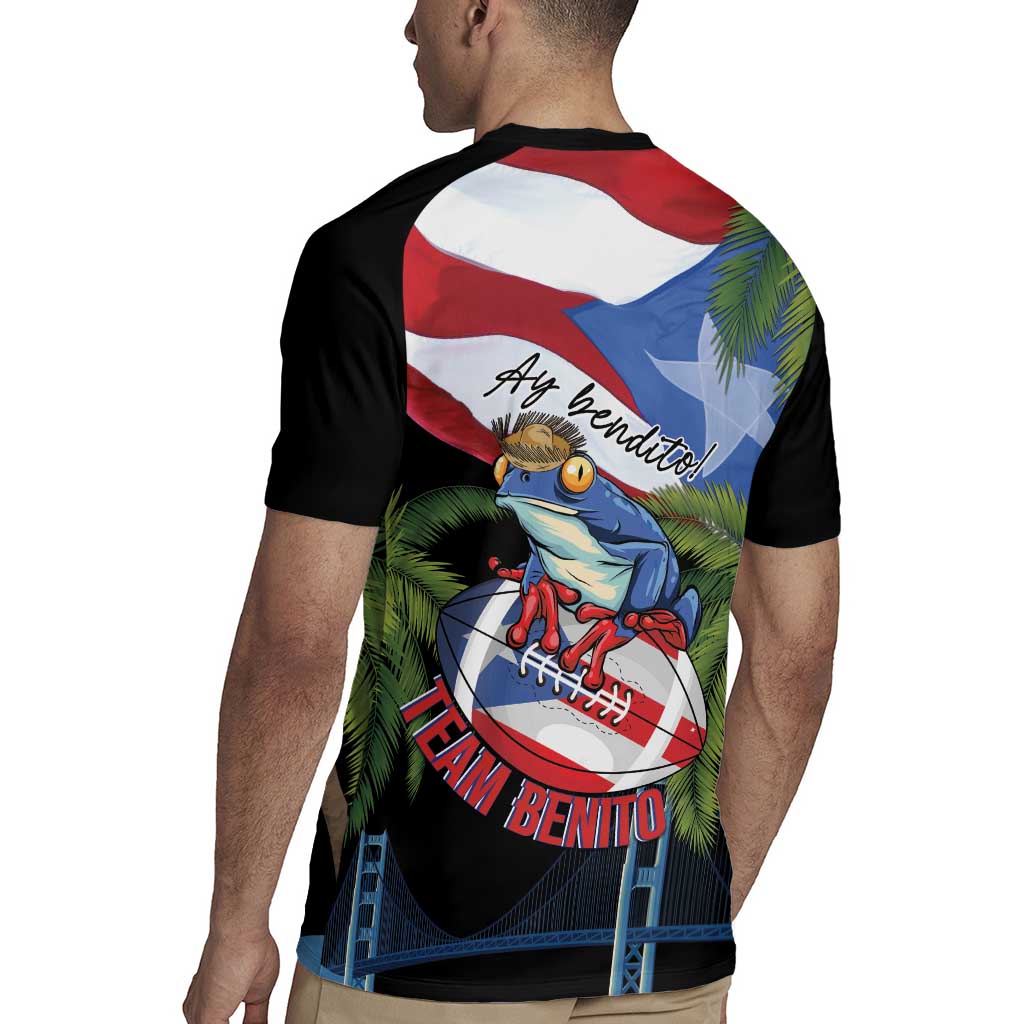 Ay Bendito! Benito Bowl Proud Boricua Rugby Jersey