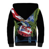 Ay Bendito! Benito Bowl Proud Boricua Sherpa Hoodie