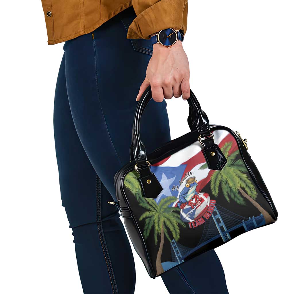 Ay Bendito! Benito Bowl Proud Boricua Shoulder Handbag