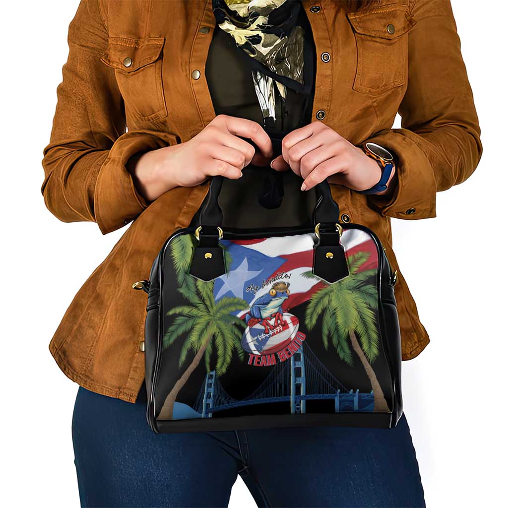 Ay Bendito! Benito Bowl Proud Boricua Shoulder Handbag