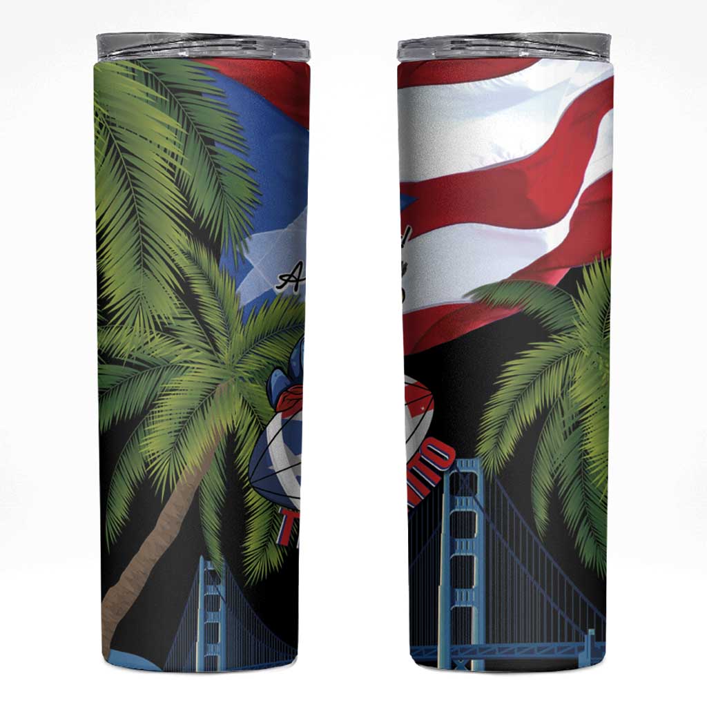 Ay Bendito! Benito Bowl Proud Boricua Skinny Tumbler