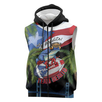 Ay Bendito! Benito Bowl Proud Boricua Sleeveless Zip Hoodie