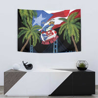Ay Bendito! Benito Bowl Proud Boricua Tapestry