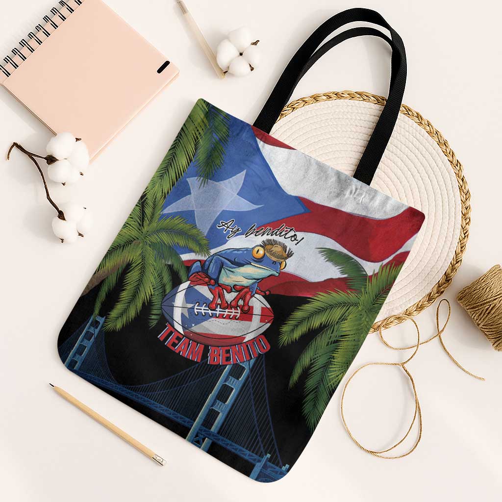 Ay Bendito! Benito Bowl Proud Boricua Tote Bag