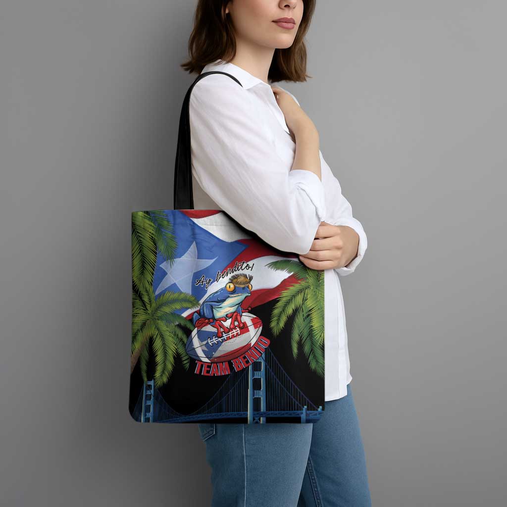 Ay Bendito! Benito Bowl Proud Boricua Tote Bag