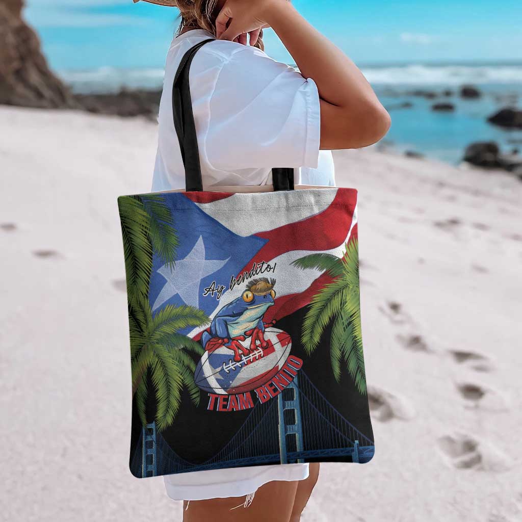 Ay Bendito! Benito Bowl Proud Boricua Tote Bag