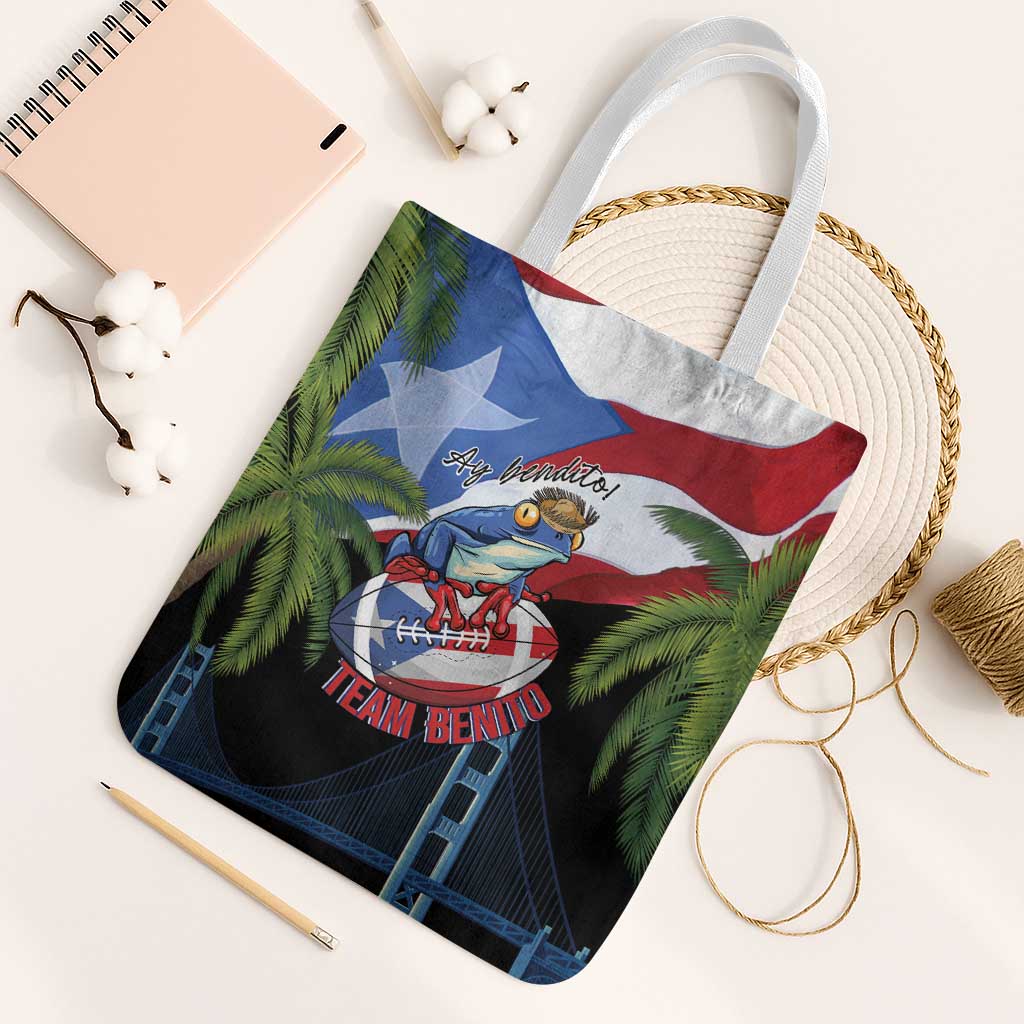 Ay Bendito! Benito Bowl Proud Boricua Tote Bag