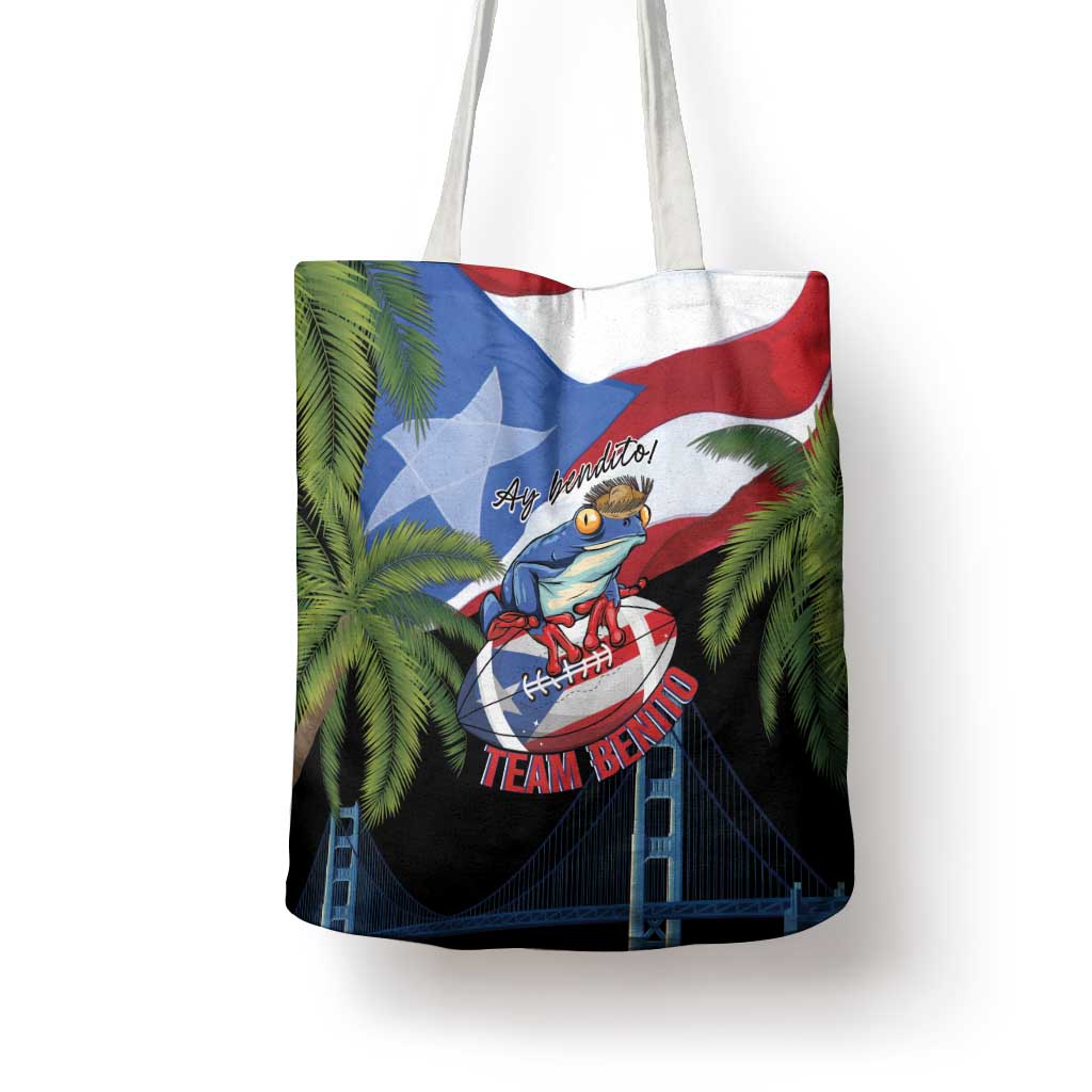 Ay Bendito! Benito Bowl Proud Boricua Tote Bag