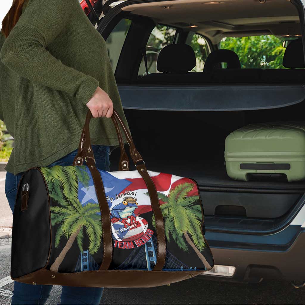 Ay Bendito! Benito Bowl Proud Boricua Travel Bag