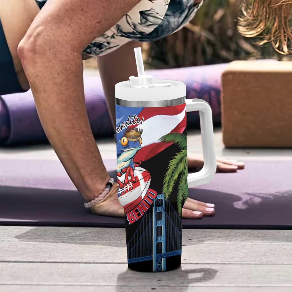 Ay Bendito! Benito Bowl Proud Boricua Tumbler With Handle