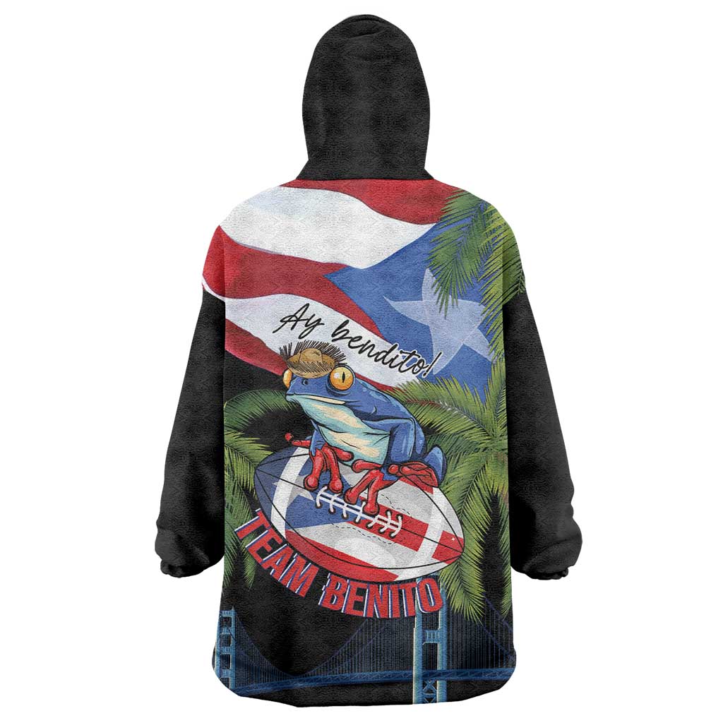 Ay Bendito! Benito Bowl Proud Boricua Wearable Blanket Hoodie