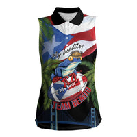 Ay Bendito! Benito Bowl Proud Boricua Women Sleeveless Polo Shirt