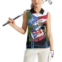 Ay Bendito! Benito Bowl Proud Boricua Women Sleeveless Polo Shirt
