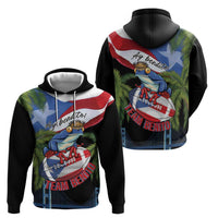 Ay Bendito! Benito Bowl Proud Boricua Zip Hoodie