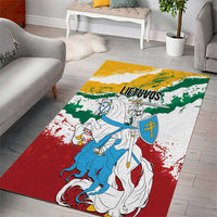 Lithuania Area Rug Lietuvos Artsy Vytis