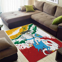 Lithuania Area Rug Lietuvos Artsy Vytis