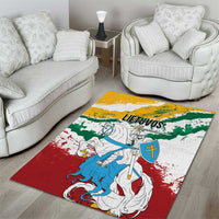 Lithuania Area Rug Lietuvos Artsy Vytis