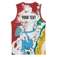 Lithuania Personalized Basketball Jersey Lietuvos Artsy Vytis