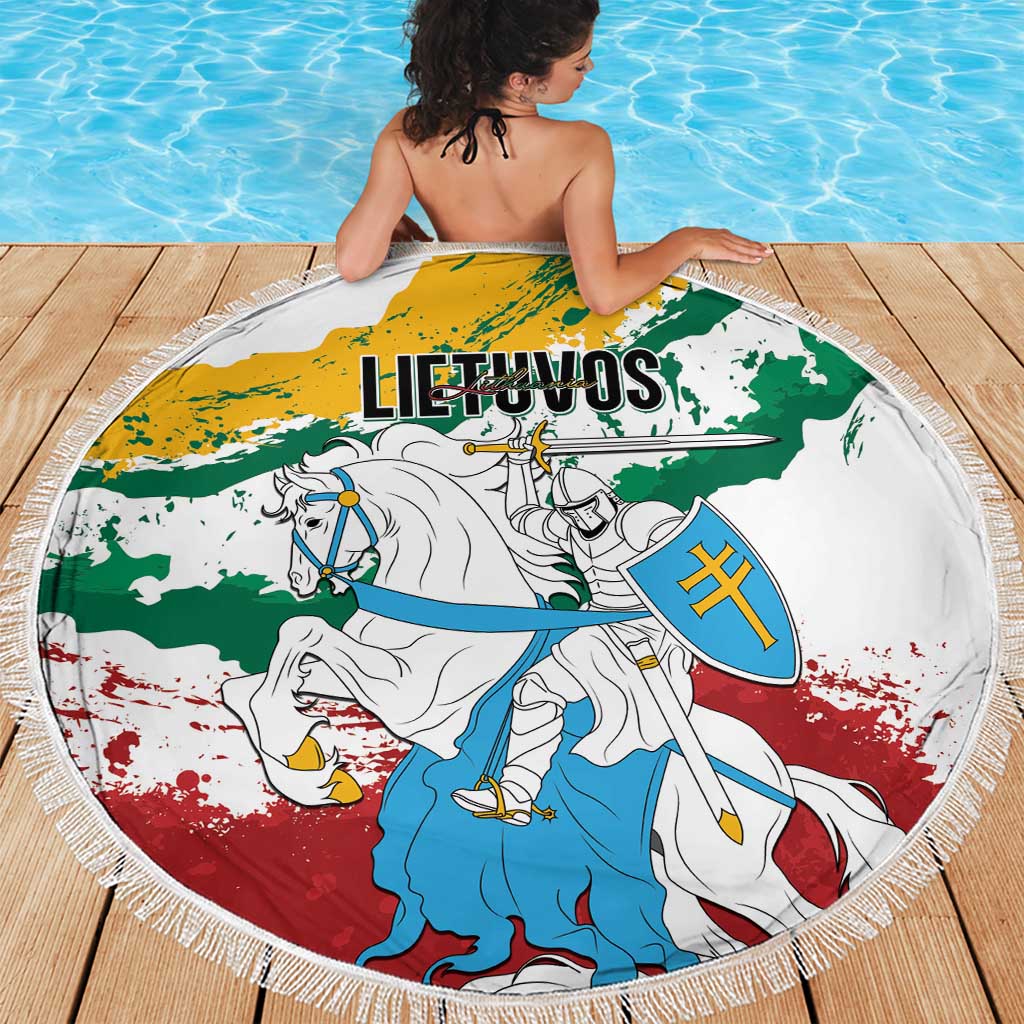 Lithuania Beach Blanket Lietuvos Artsy Vytis