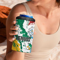 Lithuania Personalized 4 in 1 Can Cooler Tumbler Lietuvos Artsy Vytis