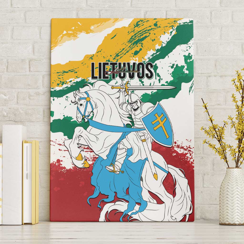 Lithuania Canvas Wall Art Lietuvos Artsy Vytis