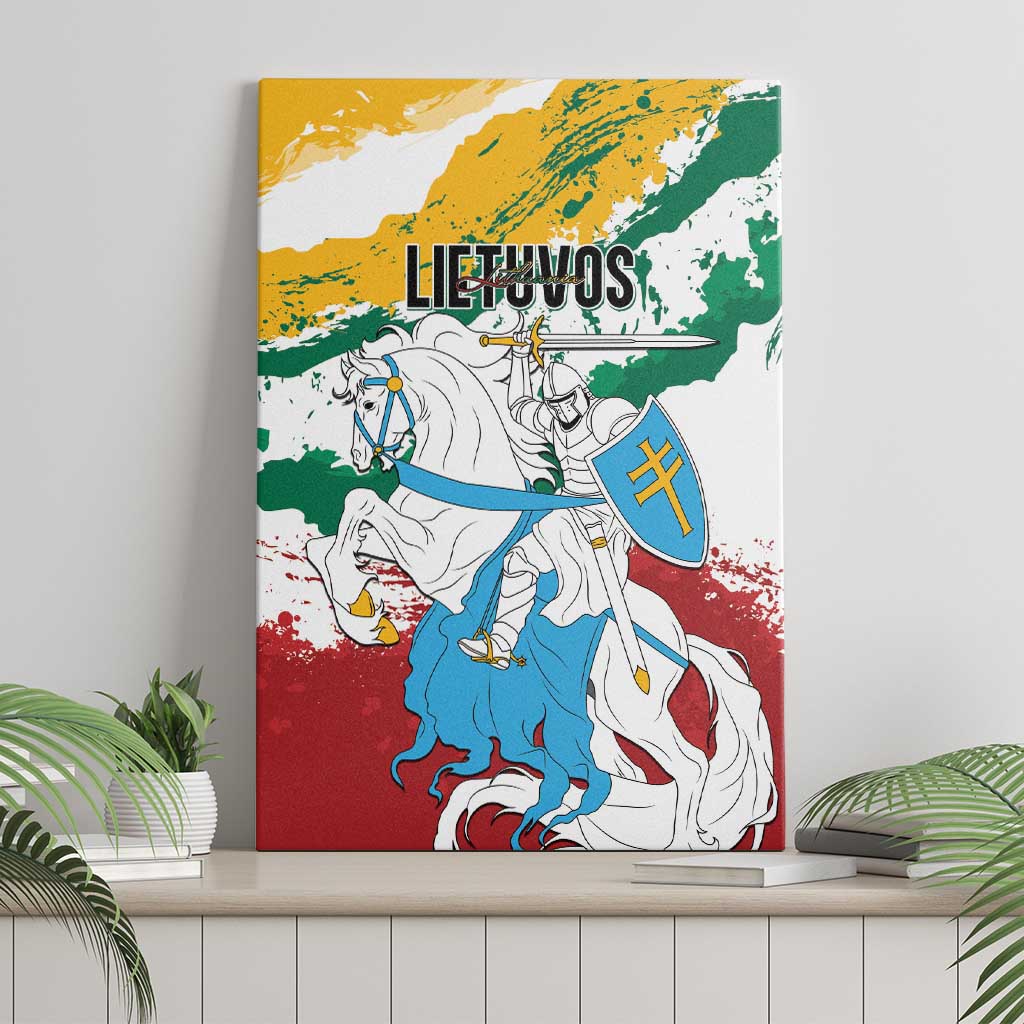 Lithuania Canvas Wall Art Lietuvos Artsy Vytis