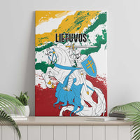 Lithuania Canvas Wall Art Lietuvos Artsy Vytis