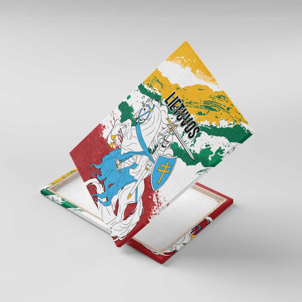 Lithuania Canvas Wall Art Lietuvos Artsy Vytis