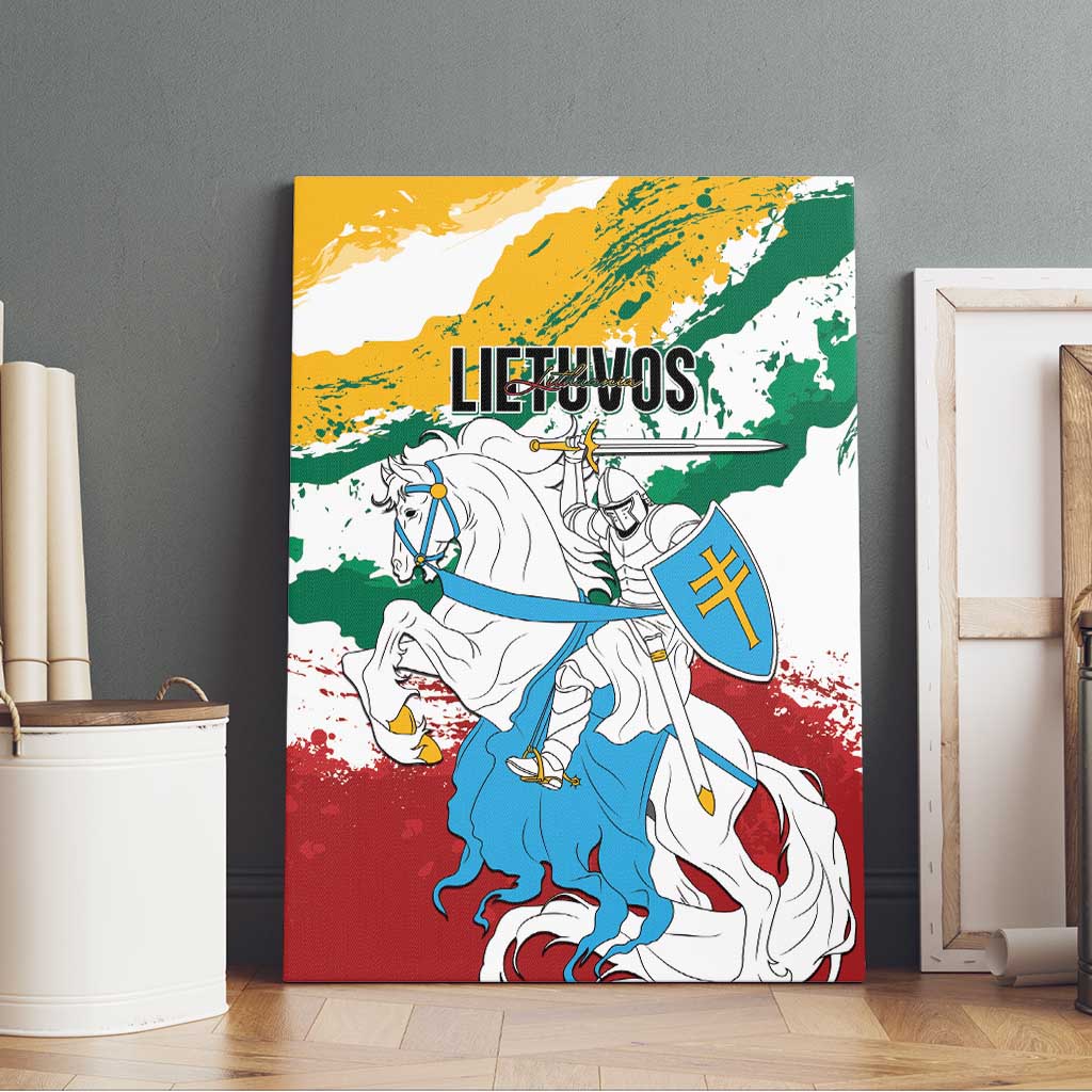 Lithuania Canvas Wall Art Lietuvos Artsy Vytis
