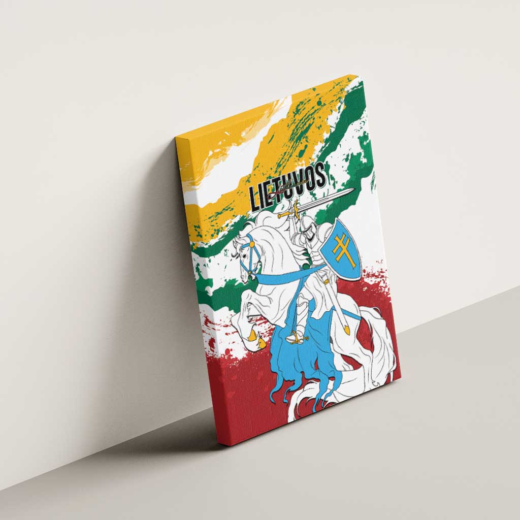 Lithuania Canvas Wall Art Lietuvos Artsy Vytis