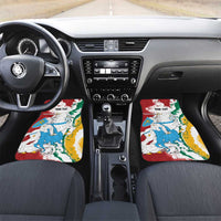 Lithuania Personalized Car Mats Lietuvos Artsy Vytis