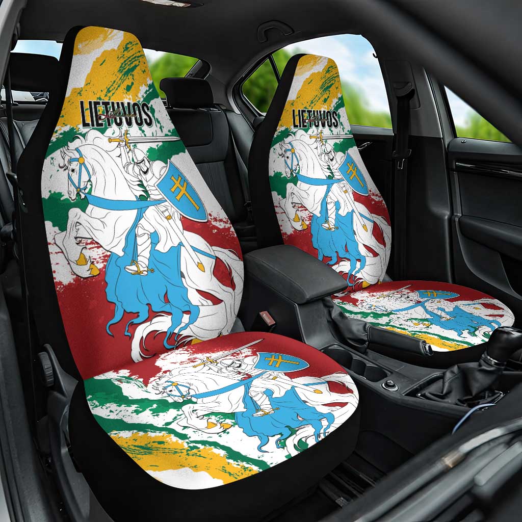 Lithuania Car Seat Cover Lietuvos Artsy Vytis