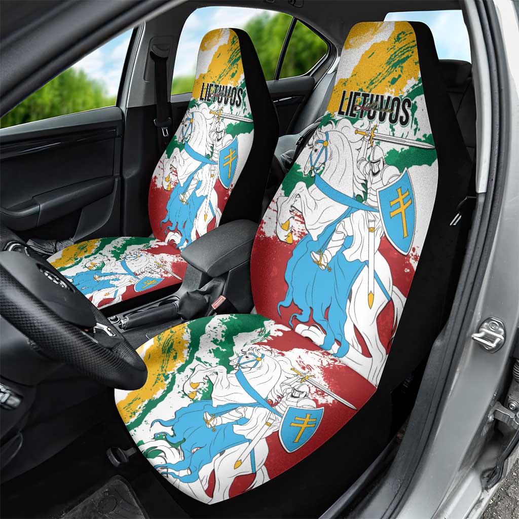 Lithuania Car Seat Cover Lietuvos Artsy Vytis