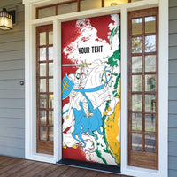 Lithuania Personalized Door Cover Lietuvos Artsy Vytis