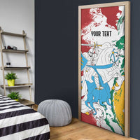 Lithuania Personalized Door Cover Lietuvos Artsy Vytis