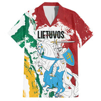 Lithuania Personalized Hawaiian Shirt Lietuvos Artsy Vytis