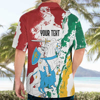 Lithuania Personalized Hawaiian Shirt Lietuvos Artsy Vytis