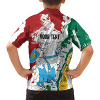 Lithuania Personalized Hawaiian Shirt Lietuvos Artsy Vytis