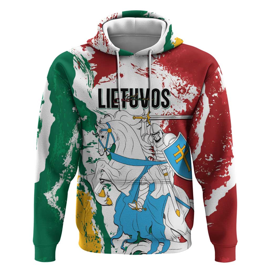 Lithuania Personalized Hoodie Lietuvos Artsy Vytis