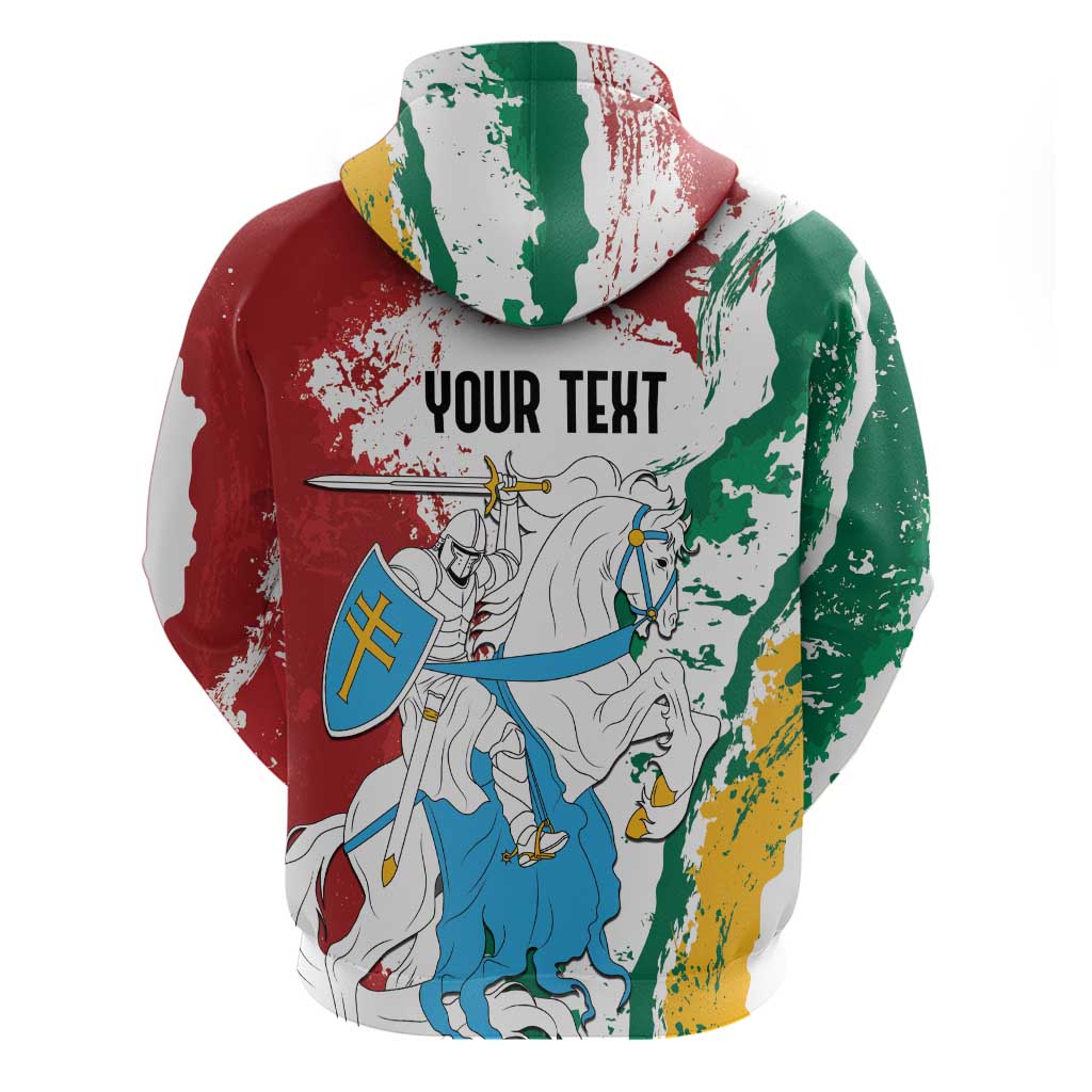Lithuania Personalized Hoodie Lietuvos Artsy Vytis