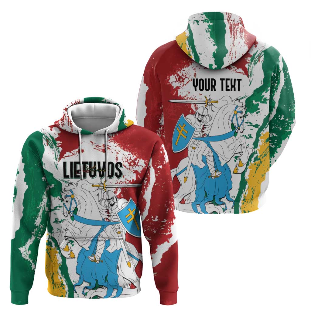 Lithuania Personalized Hoodie Lietuvos Artsy Vytis