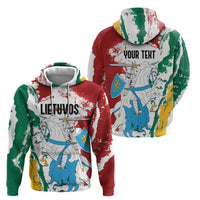 Lithuania Personalized Hoodie Lietuvos Artsy Vytis